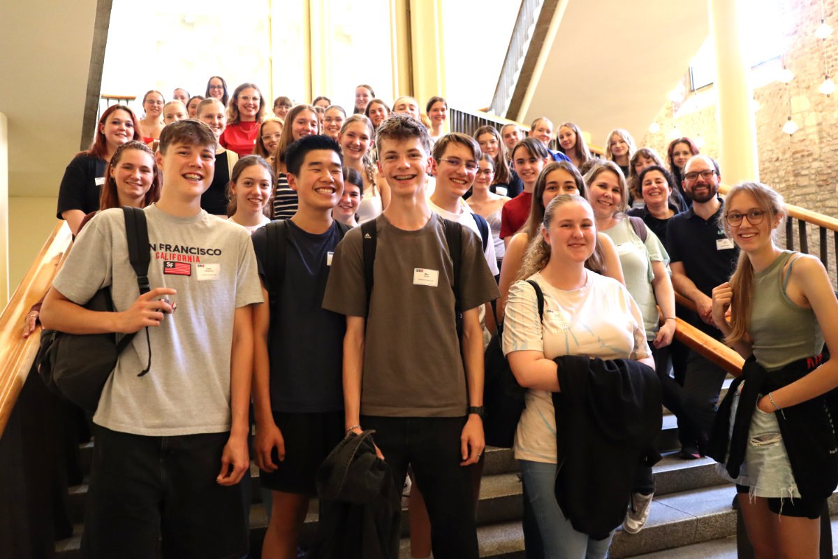 Gruppenfoto der MILeNa-Schüler:innen,