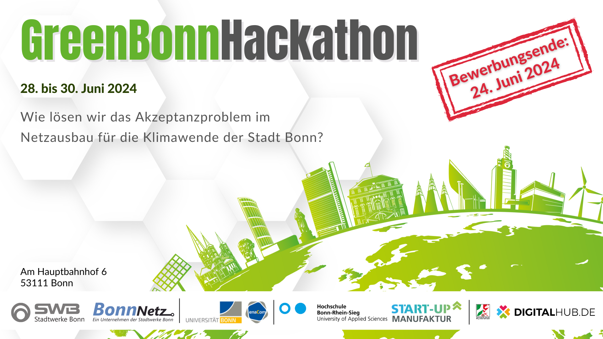GreenBonn Hackathon: Gemeinsam Lösungen für die Klimawende entwickeln