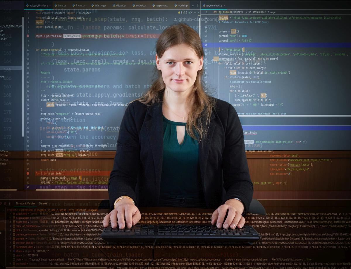 In the “AI for Everyone” seminar series, the University of Bonn is helping researchers from all disciplines up their artificial intelligence competency. Historian Kara Kuebart is one of nearly 100 researchers who have taken the offered courses.