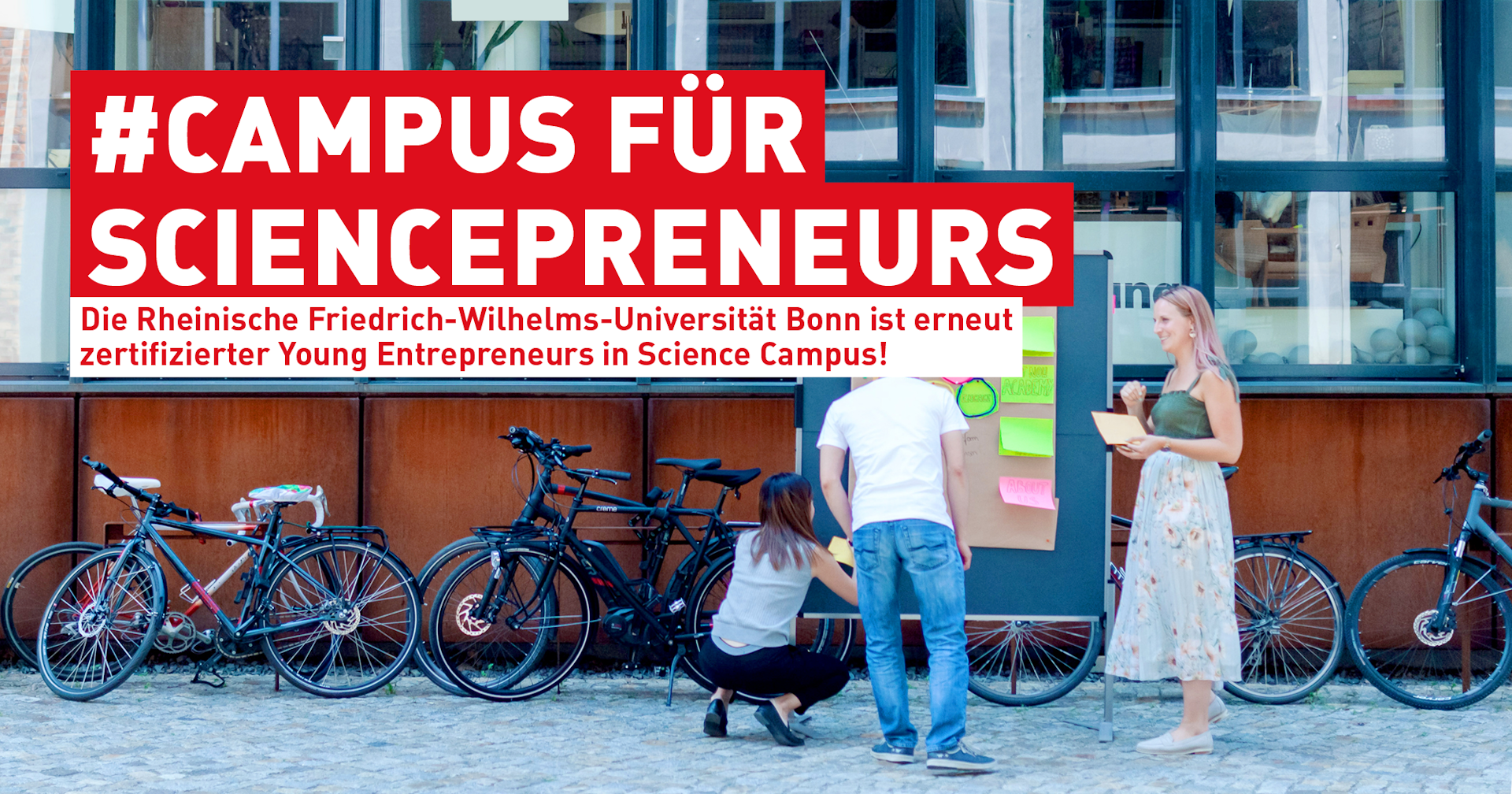 Uni Bonn ist Young Entrepreneurs in Science Campus