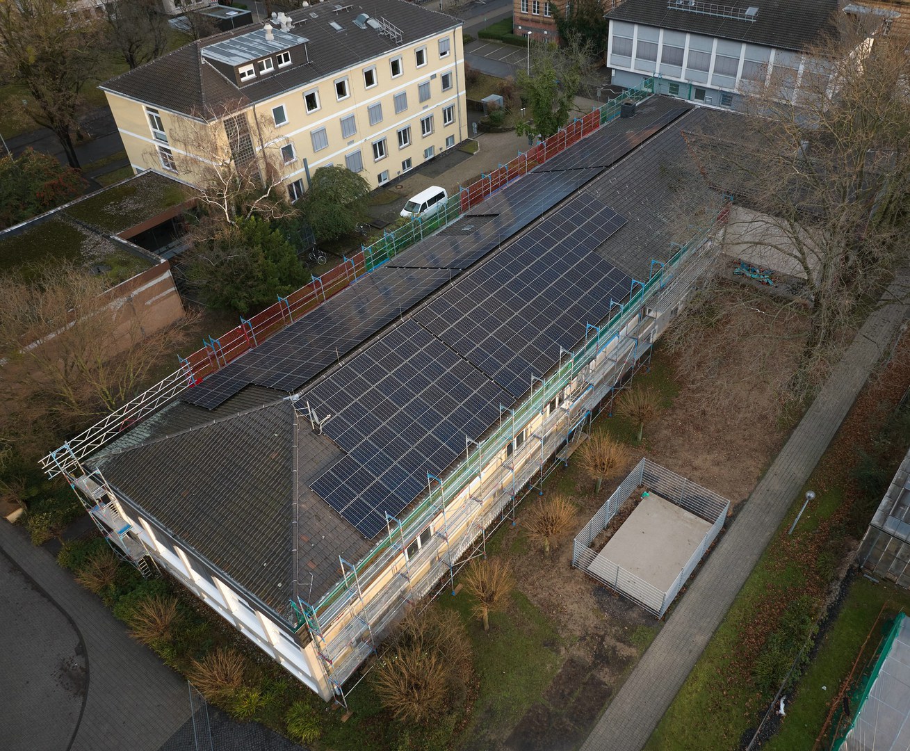 The new solar plant in Poppelsdorf