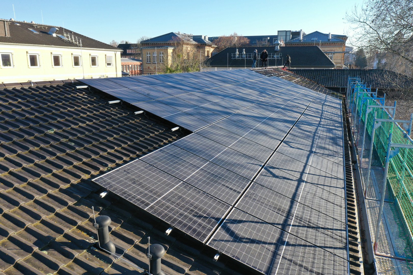 The new solar plant in Poppelsdorf